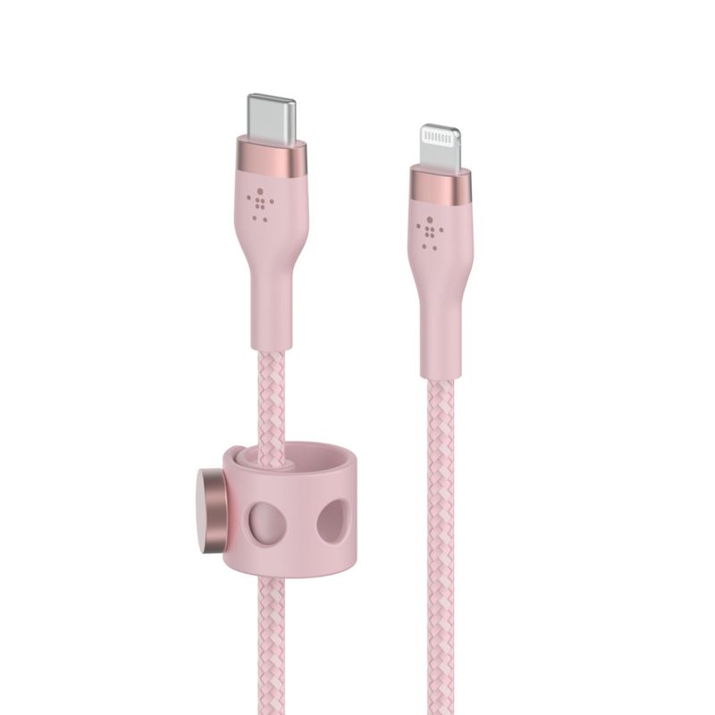 Belkin-Cavo-Intrecciato-Silicone-da-Usb-C-a-Lightning-1mt-Rosa