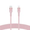 Belkin-Cavo-Intrecciato-Silicone-da-Usb-C-a-Lightning-1mt-Rosa