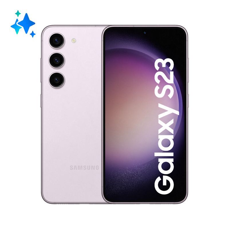 Samsung-Galaxy-S23-5G-8Gb-256Gb-6.1---Amoled-120Hz-Dual-Sim-Lavender-Italia