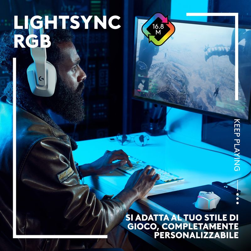 Logitech-G-G502-X-PLUS-Mouse-Gaming-Wireless-LIGHTSPEED-RGB---Mouse-Ottico-con-Switch-Ibridi-LIGHTFORCE-LIGHTSYNC-RGB-Sensore-per-Gaming-HERO-25K-Compatibile-con-PC---macOS-Windows---Nero