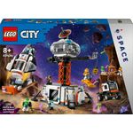 LEGO City 60434 Base Spaziale e Piattaforma di Lancio, Gioco per Bambini 8+ con Gru Giocattolo, Astronave