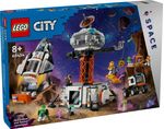 LEGO-City-60434-Base-Spaziale-e-Piattaforma-di-Lancio-Gioco-per-Bambini-8--con-Gru-Giocattolo-Astronave-Rover-e-6-Minifigure