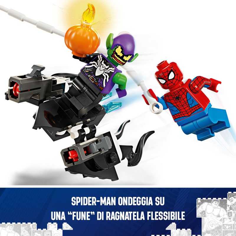 LEGO-Marvel-76279-Auto-da-Corsa-di-Spider-Man-e-Venom-Goblin-Gioco-per-Bambini-di-7--Anni-Veicoli-Giocattolo-dei-Supereroi