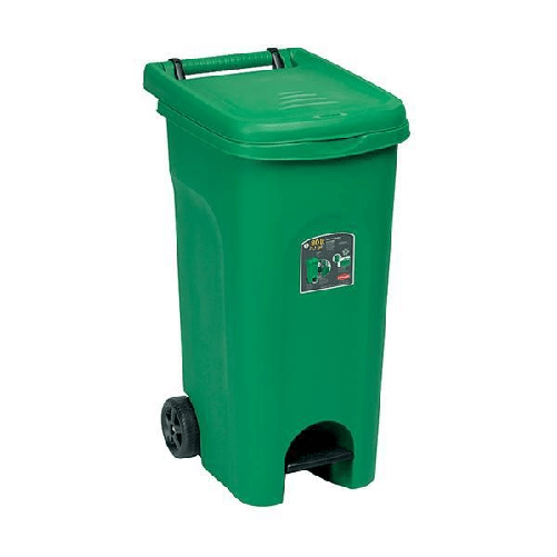 Bidone-Urban-Eco-System-80lt-con-pedale.-Verde