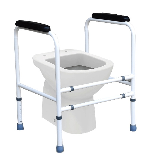 Ausilium-Braccioli-Toilette-Sostegno-per-Wc-Regolabile-in-Altezza