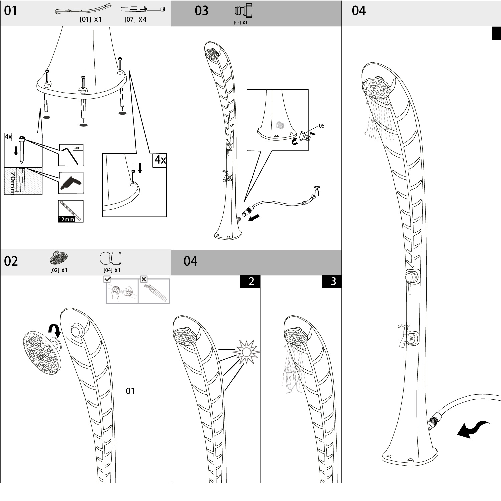 Starmatrix-Foglia-Verde-Doccia-a-Riscaldamento-Solare-Curva-In-Polietilene-Altezza-220-Cm-Verde-Soffione-Anticalcare-Miscelatore-Monocomando-Rubinetto-Acqua-Fredda