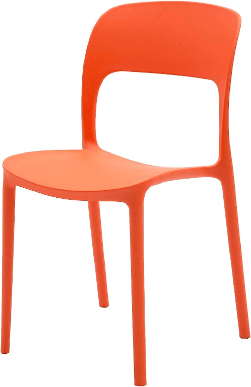 Konte.Design-Set-da-4-sedie-South-Beach-in-polipropilene-arancioni