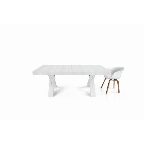 Konte.Design-Tavolo-Gallipoli-in-legno-bianco-consumato-allungabile-160x90-cm---410x90-cm