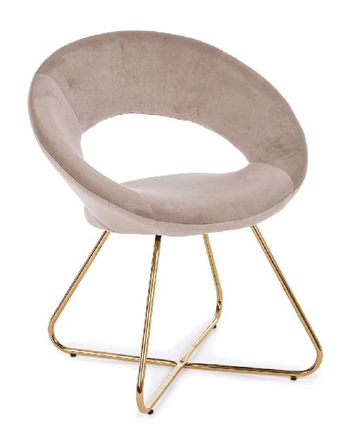 Konte.Design-Poltroncina-Vanity-Oro-in-velluto-tortora-e-gambe-oro