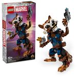 LEGO-Marvel-76282-Rocket-e-Baby-Groot-Giochi-per-Bambini-di-10--Anni-con-Action-Figure-Snodabile-e-Minifigure-del-Supereroe