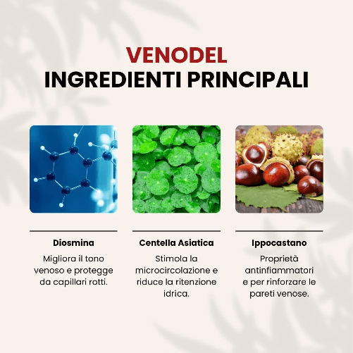 Elleci-Farma-Venodel-Integratore-Vene-e-Capillari-Gambe-Integratori-Stanchezza-Gambe-Capillari-Rotti-Gambe-Rimedi-800mg---60-Compresse