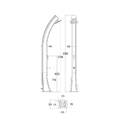 Mpc-Rioxxl-Doccia-a-Riscaldamento-Solare-Curva-In-Polietilene-Altezza-226-Cm-Bianco
