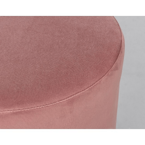Konte.Design-Pouf-Lucilla-effetto-velluto-rosa-antico-con-fascia-dorata