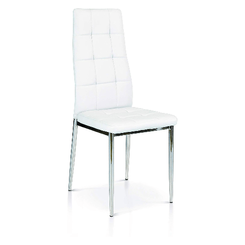 Konte.Design-Set-di-2-sedie-Brooklyn-in-similpelle-bianche-e-struttura-in-metallo-cromato