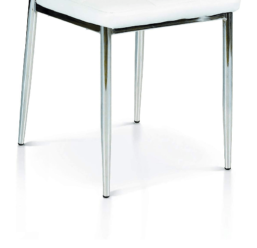 Konte.Design-Set-di-2-sedie-Brooklyn-in-similpelle-bianche-e-struttura-in-metallo-cromato