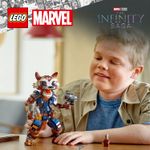 LEGO-Marvel-76282-Rocket-e-Baby-Groot-Giochi-per-Bambini-di-10--Anni-con-Action-Figure-Snodabile-e-Minifigure-del-Supereroe