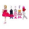 Bambola-con-5-Vestiti-2-Borse-4-Paia-di-Scarpe-e-Accessori-Bambola-Fashion-con-Vestiti-da-Cambiare-Armadio-dei-Sogni-Bambola-con-Gambe-Braccia-Snodabili-Top-Model-Abiti-alla-Moda-Maxi-Scatola-Regalo