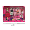 Bambola-con-5-Vestiti-2-Borse-4-Paia-di-Scarpe-e-Accessori-Bambola-Fashion-con-Vestiti-da-Cambiare-Armadio-dei-Sogni-Bambola-con-Gambe-Braccia-Snodabili-Top-Model-Abiti-alla-Moda-Maxi-Scatola-Regalo