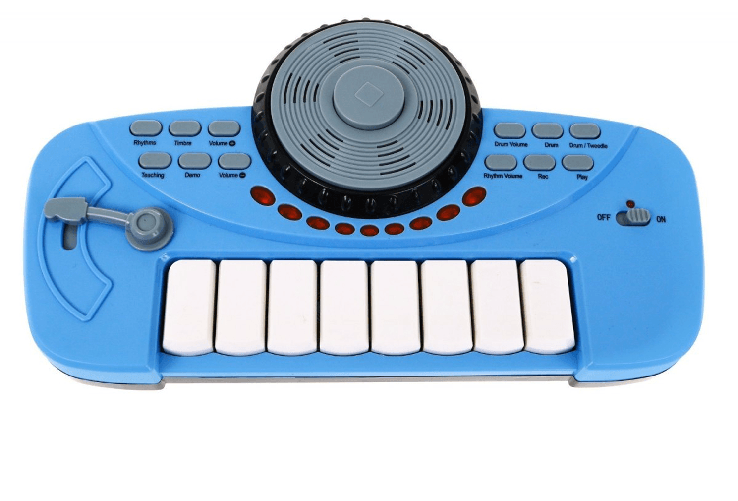 Batteria-Musicale-per-Bambini-con-Sgabello-Tastiera-Elettronica-DJ-Multifunzione-Microfono-con-Asta-Batteria-Bambini-con-Strumenti-Musicali-Effetti-Sonori-Luci-Microfono-Collegamento-MP3-Smartphone