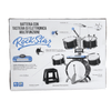 Batteria-Musicale-per-Bambini-con-Sgabello-Tastiera-Elettronica-DJ-Multifunzione-Microfono-con-Asta-Batteria-Bambini-con-Strumenti-Musicali-Effetti-Sonori-Luci-Microfono-Collegamento-MP3-Smartphone