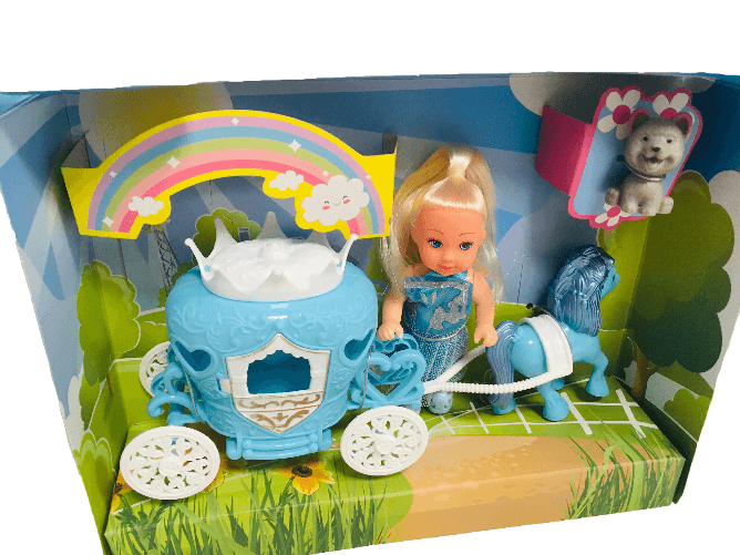 Bambola-Principessa-con-Carrozza-e-Cavallo-Bambola-con-Cucciolo-e-Accessori-Bambola-con-Cavallo-e-Carrozza-dei-Sogni-Bambola-Principessa-dei-Ghiacci-con-Carrozza-e-Cavallo-Amici-a-Spasso