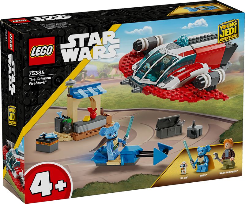 LEGO-Star-Wars-75384-The-Crimson-Firehawk-Starter-Set-con-Astronave-Giocattolo-Speeder-Bike-e-3-Personaggi-Regalo-Bambini-4-