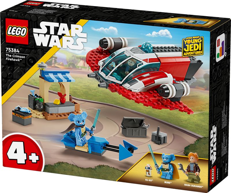 LEGO-Star-Wars-75384-The-Crimson-Firehawk-Starter-Set-con-Astronave-Giocattolo-Speeder-Bike-e-3-Personaggi-Regalo-Bambini-4-