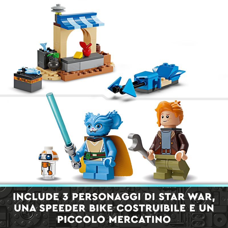 LEGO-Star-Wars-75384-The-Crimson-Firehawk-Starter-Set-con-Astronave-Giocattolo-Speeder-Bike-e-3-Personaggi-Regalo-Bambini-4-