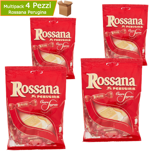 Perugina caramelle rossana multipack 4 pezzi 175 grammi cad