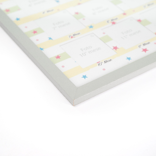 Lupia---Portafoto-da-parete-Multiplo-ESSENTIAL-BABY-GREY-30x40-cm-Newborn-Cornice-per-collage-di-12-foto-mensili-per-primo-anno-neonato