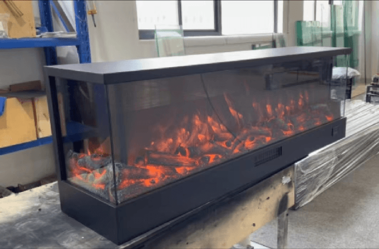 Sined-Caminetto-Merano-Caminetto-Elettrico-Da-Incasso-e-Appoggio-Da-108-Cm-Con-Potenza-1500w-Nero-Camino-Da-Interno-Effetto-Fiamma-6-Intensita-Telecomando-Struttura-a-Pannelli-Laminati-a-Freddo