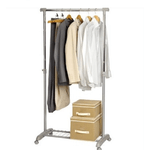 Appendiabiti Gastone singolo con ruote