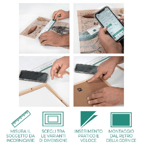 Lupia---Cornice-portafoto-in-legno-da-parete-BOMBER-VERDE-per-foto-stampe-artistiche-poster-quadri-moderni