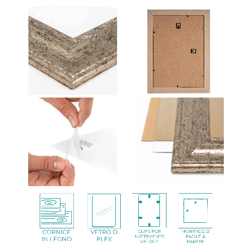 Lupia---Cornice-per-attestati-pergamene-diplomi-ROVESCIA-BAROCCO-ARGENTO