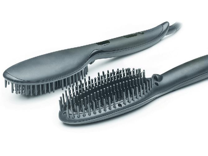 SPAZZOLA-RISCALDANTE-PROFESSIONAL-HOT-BRUSH-RETRO--COIFFEUR-OMAGGIO-SPRAY-KOSTER-X-CAPELLI-LISCI-150-ML