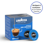 Lavazza capsule a modo mio dek cremoso 2 confezioni da 16 capsule ciasuna