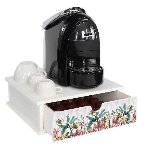 Lupia---Contenitore-Porta-Capsule-e-Cialde-caffe-Cassetto-ORGANIZER-White-BANANA-LEAVES-GREY-33x33-cm-in-legno-per-casa-cucina-angolo-bar-ufficio