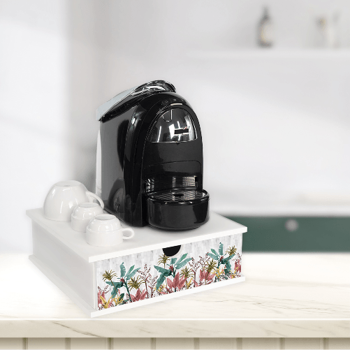 Lupia---Contenitore-Porta-Capsule-e-Cialde-caffe-Cassetto-ORGANIZER-White-BANANA-LEAVES-GREY-33x33-cm-in-legno-per-casa-cucina-angolo-bar-ufficio