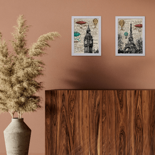 Lupia---Cornice-portafoto-leggera-in-legno-ecologico-MDF-da-parete-SHABBY-GREY-Grigia-per-foto-stampe-artistiche-poster-quadri-moderni-e-documenti