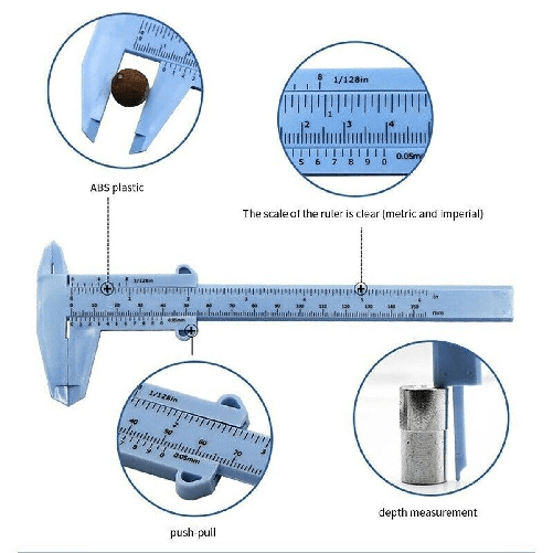 KIT-2-MINI-CALIBRO-MANUALE-ANALOGICO-150MM-STANDARD---80MM-PICCOLO-PLASTICA