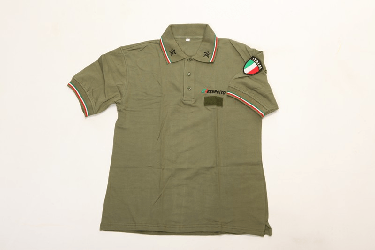 Polo maglietta uomo esercito italiano estiva cotone softair militare army italia XXL