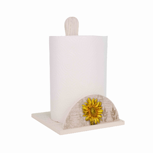 Lupia---Set-3-pezzi-Porta-Bicchieri-Porta-Tovaglioli-e-Porta-Rotolo-in-legno-SHABBY-GIRASOLE