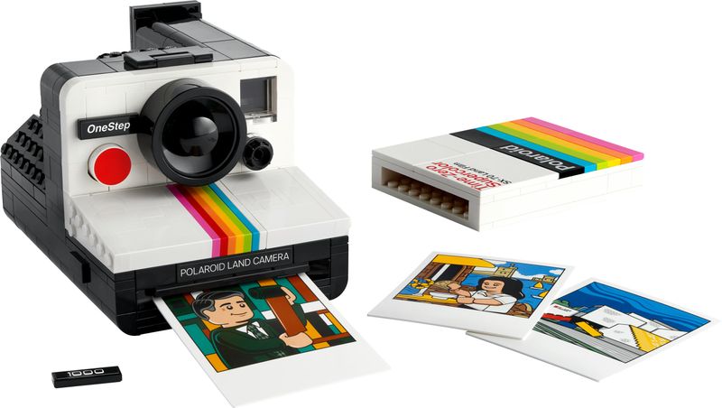 LEGO-Ideas-Fotocamera-Polaroid-OneStep-SX-70-21345-Modellismo-da-Costruire-per-Adulti-Regali-Creativi-Oggetti-da-Collezione