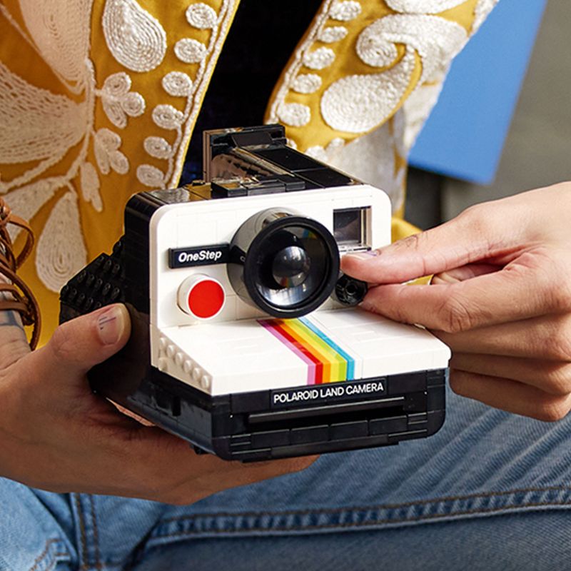 LEGO-Ideas-Fotocamera-Polaroid-OneStep-SX-70-21345-Modellismo-da-Costruire-per-Adulti-Regali-Creativi-Oggetti-da-Collezione