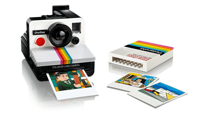 LEGO-Ideas-Fotocamera-Polaroid-OneStep-SX-70-21345-Modellismo-da-Costruire-per-Adulti-Regali-Creativi-Oggetti-da-Collezione