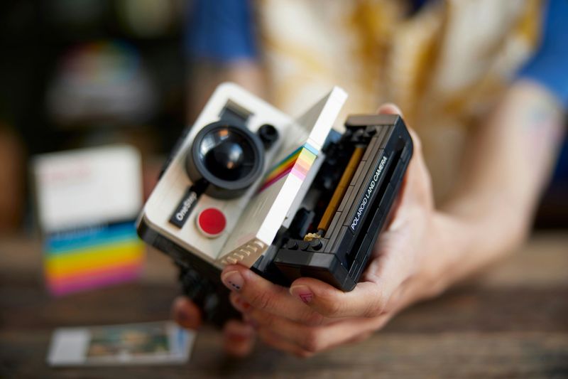 LEGO-Ideas-Fotocamera-Polaroid-OneStep-SX-70-21345-Modellismo-da-Costruire-per-Adulti-Regali-Creativi-Oggetti-da-Collezione