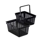 Durable Shopping Basket Nero Cestino per shopping
