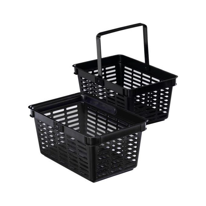 Durable-Shopping-Basket-19-Litri-Nero