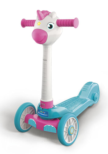 Clementoni Action & Réaction - Baby Unicorn Push Scooter