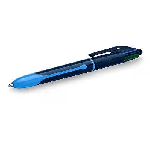 BIC  Penna a sfera retrattile Bic 4 Colors Smooth Drop - Punta media da 10 mm